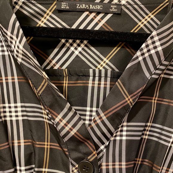 Zara Plaid button shirt - Picture 3 of 4